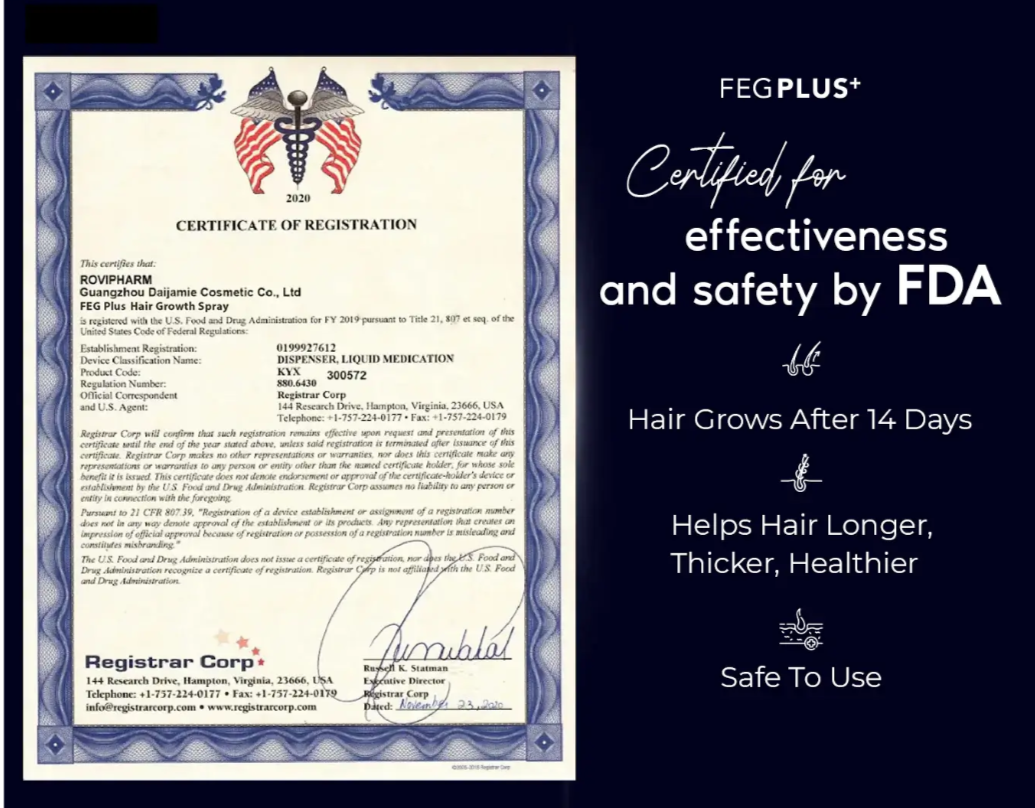 FEG Plus Hair Growth Spray